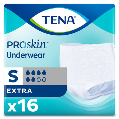 Absorbent Underwear TENA® ProSkin™ Extra Pull On with Tear Away Seams Adult Unisex Disposable Moderate Absorbency