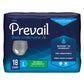 Absorbent Underwear Prevail® Daily Underwear Pull On with Tear Away Seams Adult Male Disposable Heavy Absorbency