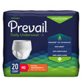 Absorbent Underwear Prevail® Daily Underwear Extra Pull On with Tear Away Seams Adult Unisex Disposable Moderate Absorbency