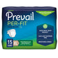Incontinence Brief Prevail® Per-Fit® Maximum Plus Adult Unisex Disposable Heavy Absorbency