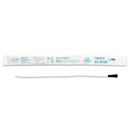 Urethral Catheter Cure Catheter® Coude Tip Uncoated PVC 16 Inch Length