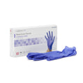 Exam Glove McKesson Confiderm® 3.0 NonSterile Nitrile Standard Cuff Length Textured Fingertips Blue Chemo Tested / Fentanyl Tested