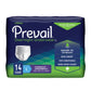 Absorbent Underwear Prevail® Overnight Pull On with Tear Away Seams Unisex Disposable Heavy Absorbency