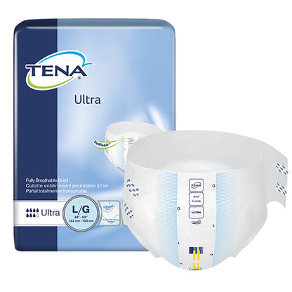 Incontinence Brief TENA® Ultra Adult Unisex Disposable Heavy Absorbency