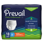 Absorbent Underwear Prevail® Daily Underwear Extra Pull On with Tear Away Seams Adult Unisex Disposable Moderate Absorbency