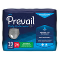 Absorbent Underwear Prevail® Daily Underwear Pull On with Tear Away Seams Adult Male Disposable Heavy Absorbency
