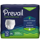Absorbent Underwear Prevail® Daily Underwear Extra Pull On with Tear Away Seams Adult Unisex Disposable Moderate Absorbency