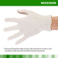Exam Glove McKesson Confiderm® NonSterile Latex Standard Cuff Length Textured Fingertips Ivory Not Rated