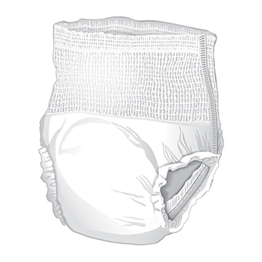 Absorbent Underwear McKesson Ultra Pull On with Tear Away Seams Adult Unisex Disposable Heavy Absorbency
